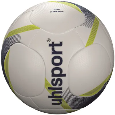 Produktbild von Uhlsport Fußball Pro Synergy Spielball Größe 5 weiß marine gelb