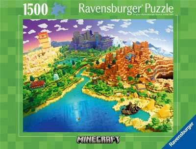 Zdjęcie produktu dla Puzzle 1500 World of Minecraft