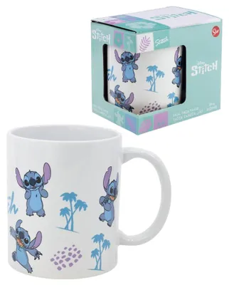 Image de Tasse en céramique Stitch, modèle Disney, mug de 325 ml, tasse pour enfants, idéale pour le petit-déjeuner