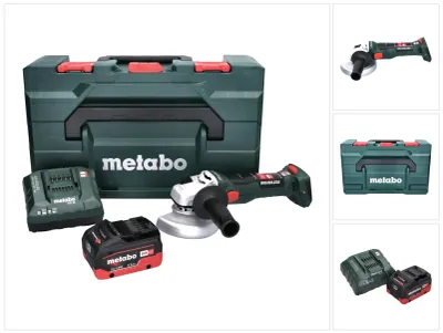 Obrázek produktu pro Metabo W 18 LT BL 11-125 akumulátorová úhlová bruska 18 V 125 mm bez kartáčů + 1x akumulátor 5,5 Ah + nabíječka + metaBOX