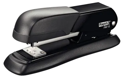 Obrázek produktu pro Rapid FM12, 25 listy, Černá, Standardní skoba, 26/6, ABS (akrylonitril-butadien-styren), Kov, 5 cm