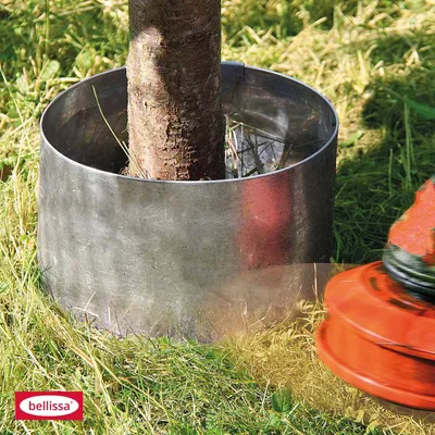 bellissa Rasenkante Kreis Ø 40 cm H 13 cm Beetumrandung Beeteinfassung Baumschutz Metall verzinkt