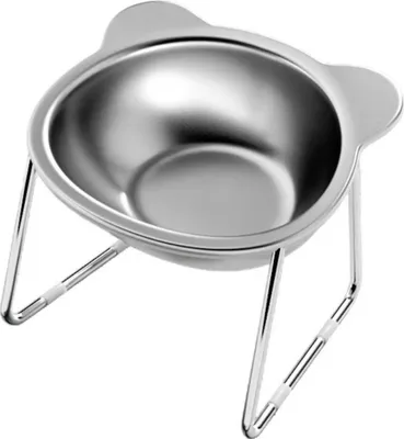 Image de INF Gamelle surélevée en acier inoxydable 304 - Ergonomique et inclinée