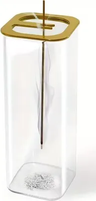 Produktbild von Eleganter Räucherstäbchenständer Glasbehälter Mit Räucherstäbchenhalter
