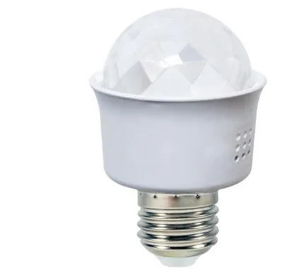Obrázek produktu pro LED 3W žárovka promítání změna barvy dovolená KTV atmosféra dekorace fantomové světlo RGB barevné E27 světelná hlava Plug and Play