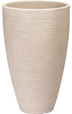 Produktbild von Gerippte Pflanzgefäße 28 x 43 sand