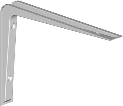 Produktbild von Metallene Wandkonsole 2er-Pack weiß 155 x 220 mm