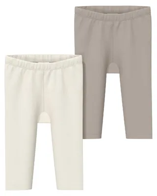 Produktbild von s.Oliver Junior Mädchen Leggings – Doppelpack, Rippware, Elastikbund