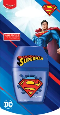 Produktbild von Maped Spitzdose SUPERMAN aus Kunststoff blau
