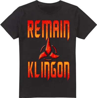 Obrázek produktu pro Star Trek: Discovery - Pánské tričko "Remain Klingon" TV5618 (3XL) (černá)