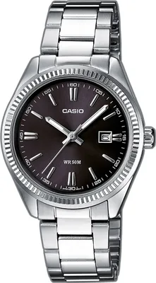 Produktbild von Casio Damen Uhr LTP-1302PD-1A1VEG Edelstahlband Armbanduhr