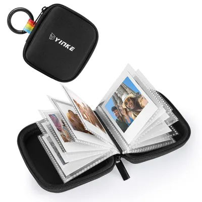 Immagine prodotto di Album fotografico tascabile per fotocamera Polaroid Go, colore nero