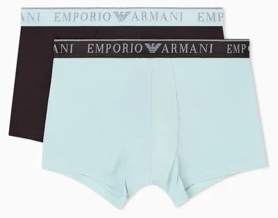 Obrázok produktu pre Emporio Armani pánske boxerky Endurance, 2 kusy, hnedé, veľkosť S, farba: hnedá, veľkosť: S