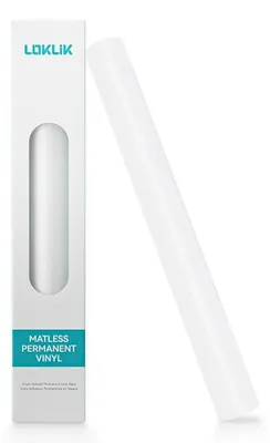 Produktbild von Loklik Aufbügelfolie Permanent Weiss