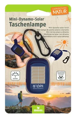 Produktbild von moses. Verlag GmbH Expedition Natur Mini-Dynamo-Solar Taschenlampe 8
