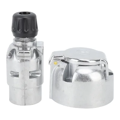 Image de Kit de prise de remorque, connecteur de câblage de remorque, kit de prise de remorque à 7 broches, adaptateur de connecteur de prise de remorque, adaptateur de connecteur de câblage de remorque, adaptateur de prise de remorque