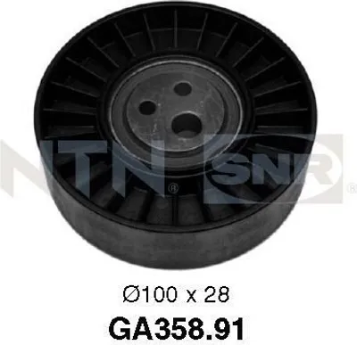 Produktbild von SNR GA358.91 Spannrolle Keilrippenriemen für ALFA ROMEO 166 (936) für LANCIA MUSA (350) für FIAT MAREA Weekend (185)