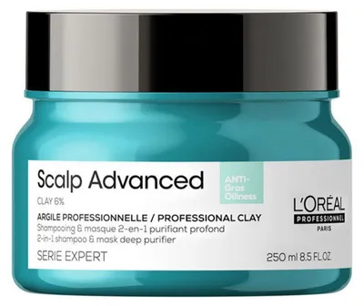 Produktbild von L'Oréal Professionnel Serie Expert Scalp Advanced 2-In-1 Shampoo & Mask 250 ml