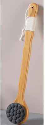 Imagen del producto de Cepillo corporal de 40 cm, con cerdas de bambú natural, para masaje