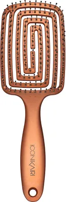 Produktbild von ICONIKAIR Haarbürste Blow-Dry Brush Classic GLAM EDITION ohne Ziepen Kopfhaut Massagebürste, Detangler-Bürste, Bürste für Locken, für Kinder