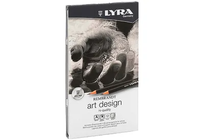 Zdjęcie produktu dla Lyra 1111120, Wielo, Czarny, Sześciokątny, Artystyczny, Rysunek graficzny, Hobby, Metalowe pudło, 12 szt.