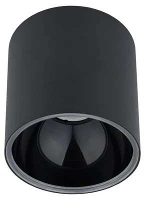 Immagine prodotto di Faretto moderno a plafone rotondo Ø127mm GU10 nero lampada a plafone a plafone faretto corridoio soggiorno ROBINA