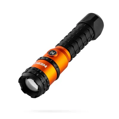 Zdjęcie produktu dla NEBO NEB-FLT-1009-G, Latarka ręczna, Pomarańczowy, Aluminium, Guma, Przyciski, Ładowanie, Zasilanie, 1 m