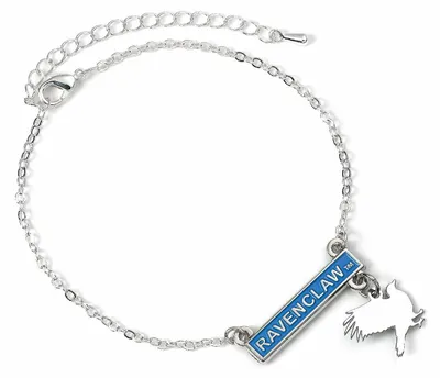 Zdjęcie produktu dla Srebrna bransoletka na pasku Harry Potter Ravenclaw