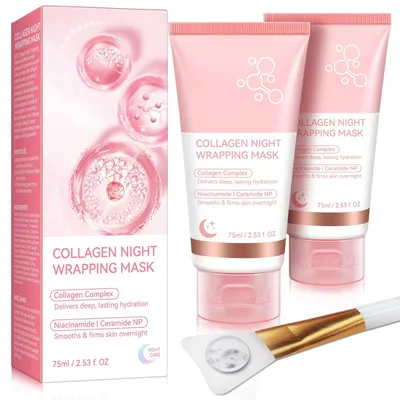 Imagen del producto de Mascarilla nocturna de colágeno para mejorar la elasticidad de la piel