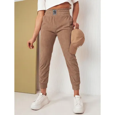 Zdjęcie produktu dla Damskie spodnie dresowe LORIST camel XL-XXL