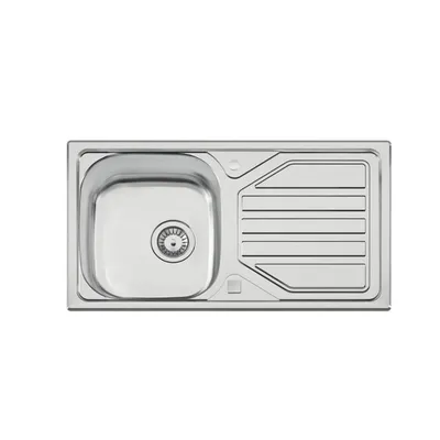 Produktbild von Spüle NAVA 2 mit Drehexcenterbedienung / Edelstahlspüle / CONTURA / Ausschnitt 760 x 415 mm