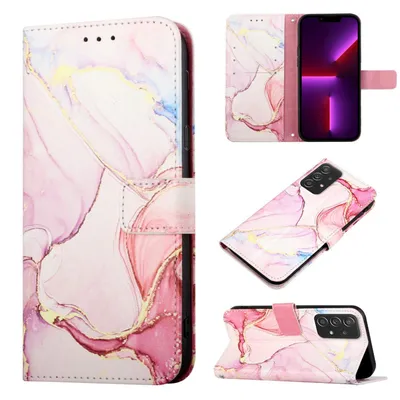Image de Coque de protection pour téléphone Samsung Galaxy A53 5G, étui de protection, portefeuille, protection à 360 degrés, motif : 4