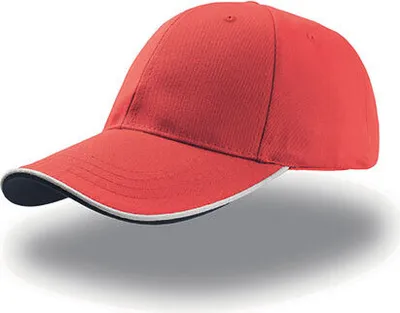 Produktbild von Atlantis  | Zoom Piping Sandwich Cap / Kappe / Mütze / Hut - Farbe: Red/White/Navy - Größe: One Size