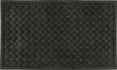 Produktbild von FORTENA Fußmatte Rechteckige 45 x 75 cm Anthrazit rutschfeste für Innen & Außen - Schmutzfangmatte mit Gummibeschichtung, Recycelte Materialien