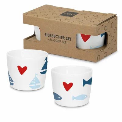Immagine prodotto di PPD Seaside x 2 Egg Cup Set, 2-tlg., Eierbecher, Eierhalter, New Bone China, 162402703