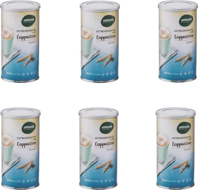 Produktbild von Naturata  Cappuccino, Getreidekaffee, instant (6 x 175 gr)