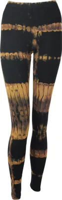 Produktbild von Leggings - Batik - Birch - schwarz - braun-ockerbraun - L/XL