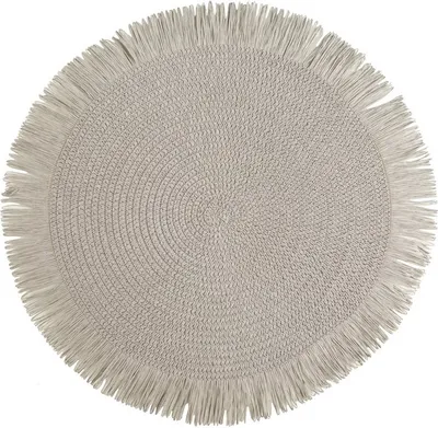 Produktbild von Eurofirany Tischset Untersetzer 38 cm rund silber Dekoration