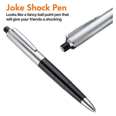 Image de 2 pièces Safe Fun Prank Shock Pens Stylo à bille électrique Trick Gag Gadget pour le jour des fous