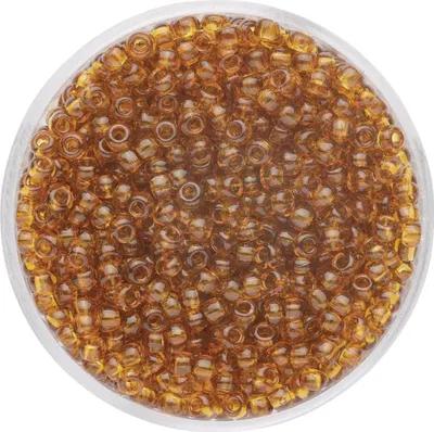Produktbild von Glorex Rocailles Perlen 2,6 mm 17 g hellbraun