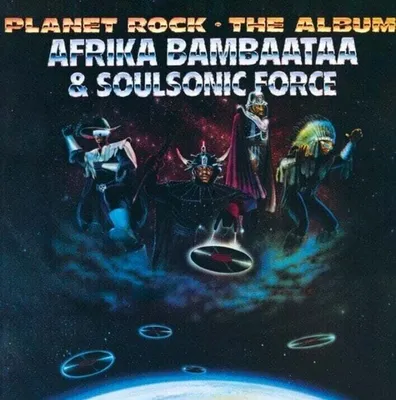 Zdjęcie produktu dla Afrika Bambaataa - Planet Rock - The Album (Clear Blue Purple & Gold Splatter Coloured) (Limited Edition) (LP)