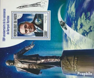 Produktbild von Briefmarken Niger 2017 Mi Block 731 (kompl. Ausg.) postfrisch Sergej Koroljow
