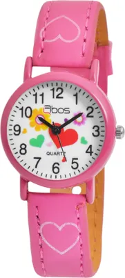 Produktbild von QBOS Kinderuhr mit Kunstlederionsarmband