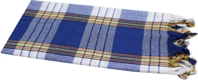 Produktbild von Hamamtuch kariert »Pestemal« Classic Style ca. 80x180 cm blau