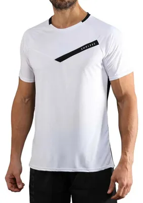 Image de T-shirt à manches courtes Endless Tracer, blanc, taille M, homme, blanc, taille M
