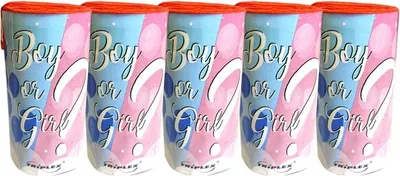 Produktbild von Babyparty Rauchkerze J. Pink Girl 5St.