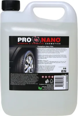 Produktbild von 5L ProNano CampCare New Tire | Reifen lange schwarz | Sonnenschutz und verhindert das Austrocknen der Reifen
