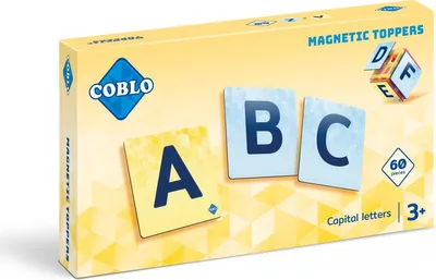 Produktbild von COBLO, Blockbuchstaben - Große Buchstaben, 60 Stück