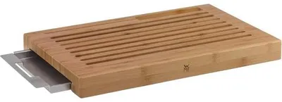 Produktbild von Holz-Schneidebrett Käsebrett 44x27x4,8 cm messerfreundlich beidseitig nutzbar mit Diensttablett