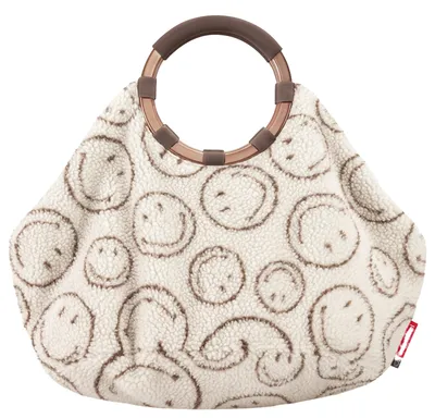 Produktbild von Reisenthel loopbag hobo, Frau, Hobo-Tasche, Reißverschlusstasche, Beige, Braun, Muster, Braun